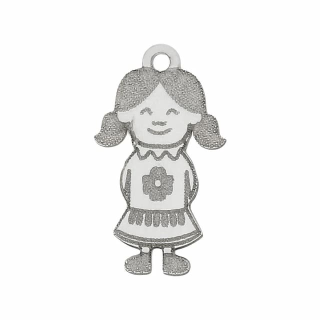 Imagen del productoMI HISTORIA - ABALORIO PLATA 925MM NIÑA