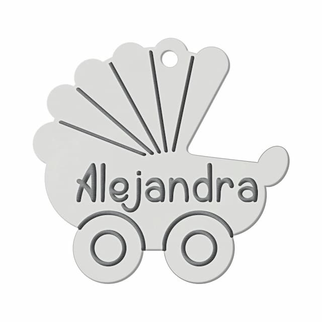 Imagen del productoMI HISTORIA - ABALORIO PLATA 925MM CARRITO