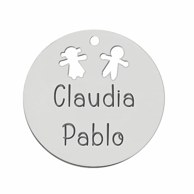 Imagen del productoMI HISTORIA - ABALORIO PLATA 925MM NIÑA + NIÑO