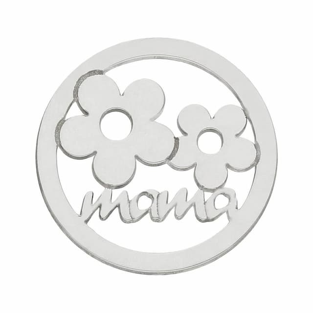 Imagen del productoMI HISTORIA - ABALORIO PLATA 925MM MAMA FLORES