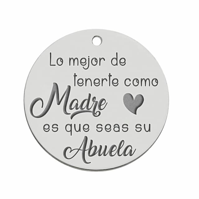 Imagen del productoMI HISTORIA - ABALORIO PLATA 925MM ABUELA