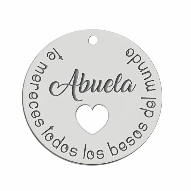 Imagen del productoMI HISTORIA - ABALORIO PLATA 925MM ABUELA