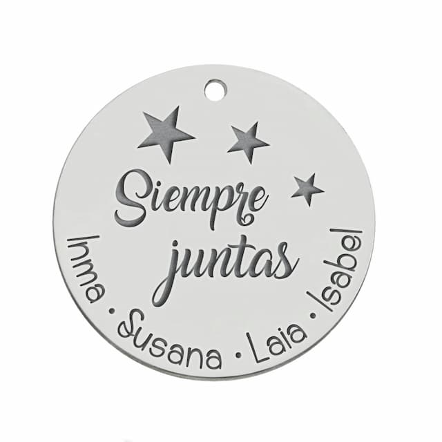 Imagen del productoMI HISTORIA - ABALORIO PLATA 925MM SIEMPRE JUNTAS