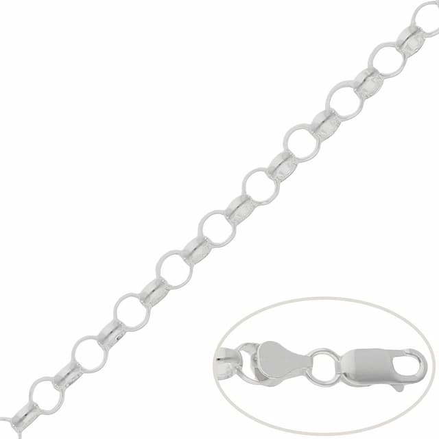 Imagen del producto CADENA PLATA 925MM ROLOT - 7MM