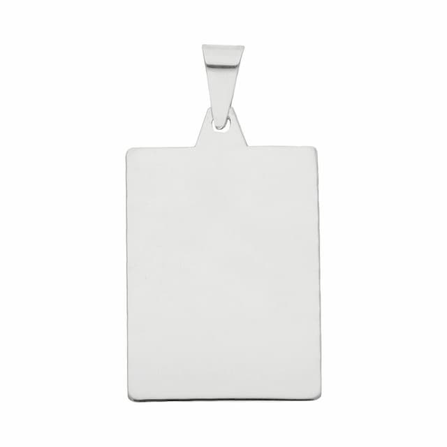 Imagen del producto PLACA PLATA 925MM RECTANGULAR PEQUEÑA - 20x27MM