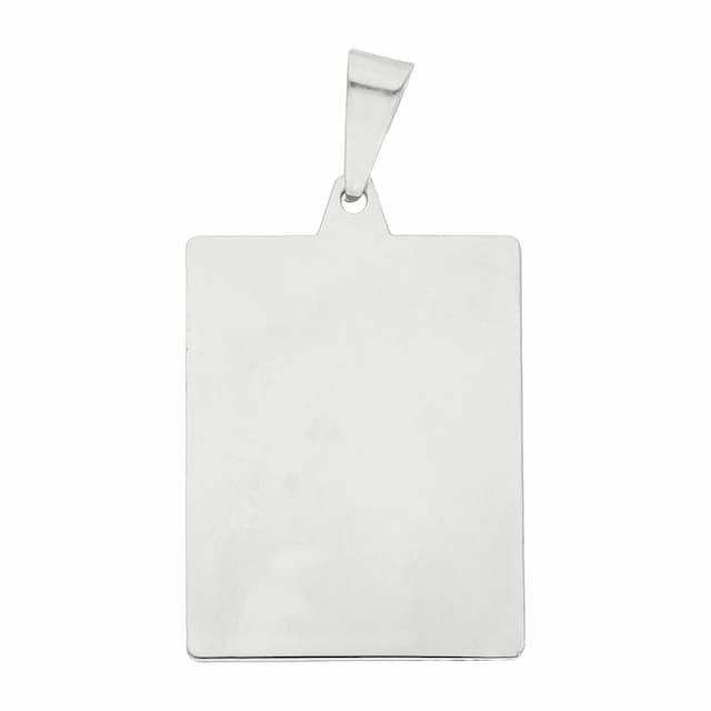 Imagen del producto PLACA PLATA 925MM RECTANGULAR MEDIANA - 23x30MM