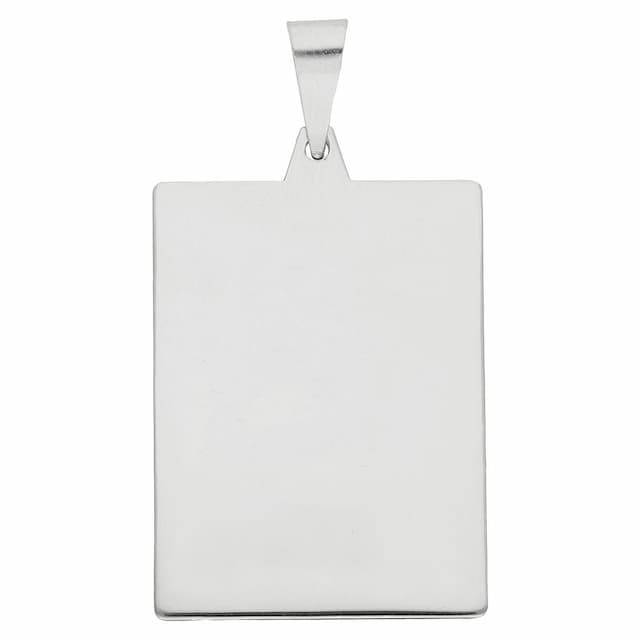 Imagen del producto PLACA PLATA 925MM RECTANGULAR GRANDE - 24x32MM