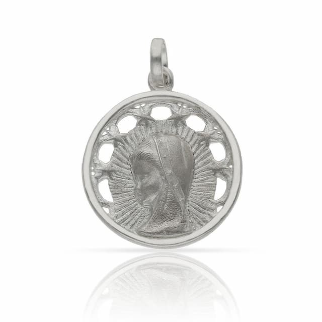 Imagen del producto MEDALLA PLATA 925MM VIRGEN NIÑA - 20MM