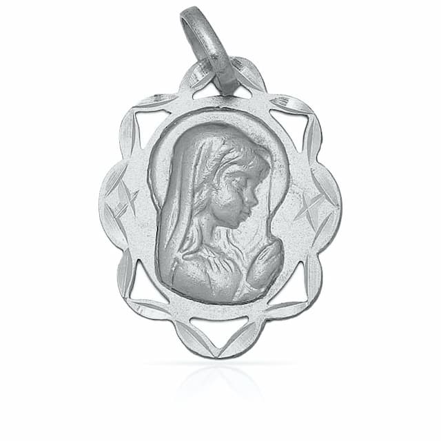 Imagen del productoMEDALLA PLATA 925MM VIRGEN NIÑA - 16x20MM