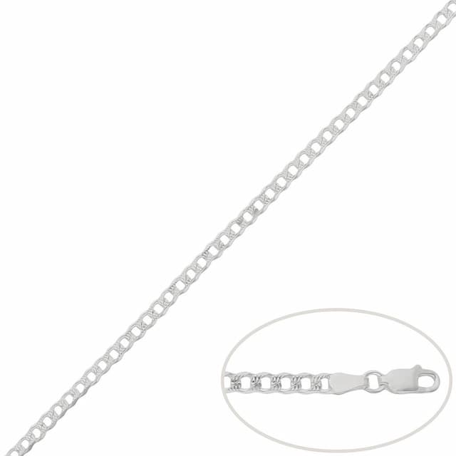 Imagen del producto CADENA PLATA 925MM BARBADA - 3MM