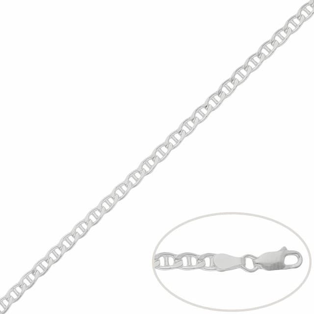 Imagen del producto CADENA PLATA 925MM ANCLA - 4MM