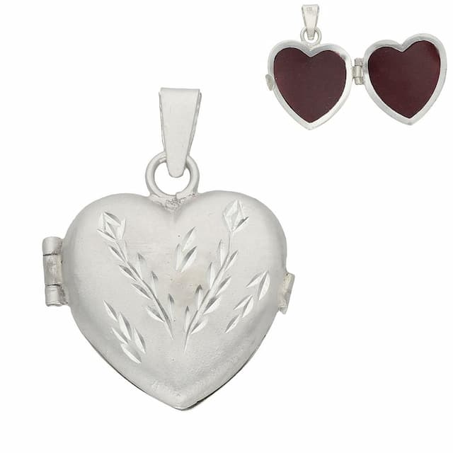 Imagen del producto GUARDAPELO PLATA 925M CORAZON - 22X23MM