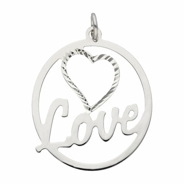 Imagen del producto COLGANTE PLATA 925MM LOVE CORAZON