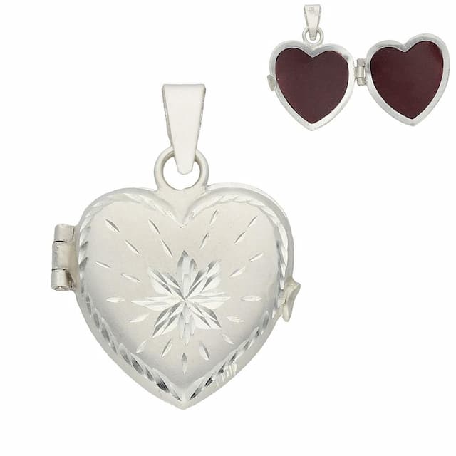 Imagen del producto GUARDAPELO PLATA 925MM CORAZON - 22X23MM