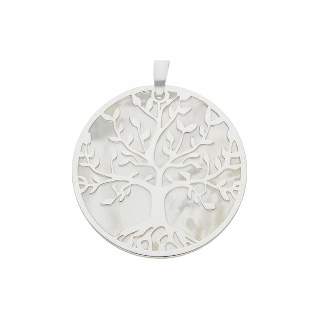 Imagen del producto COLGANTE PLATA 925MM ARBOL DE LA VIDA NACAR - 18MM