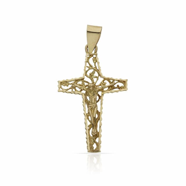 Imagen del producto CRUZ ORO 18KL CRISTO - 19X32MM