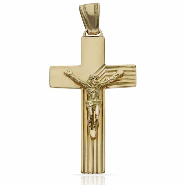 Imagen del producto CRUZ ORO 18KL CRISTO - 20X36MM