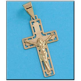 Imagen del productoCRUZ ORO 18KL CRISTO - 16X28MM