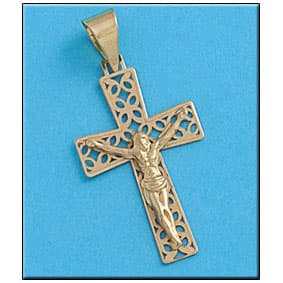 Imagen del producto CRUZ ORO 18KL CRISTO - 16X27MM