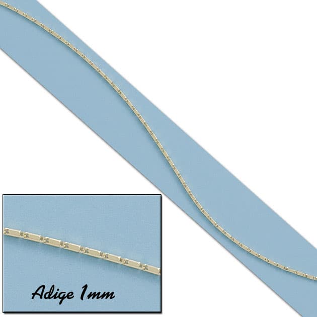 Imagen del productoCADENA ORO 18KL ADIGE - 1MM
