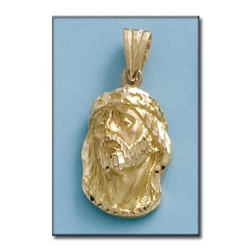 Imagen del productoCABEZA ORO CRISTO 18KL DE 17X27MM