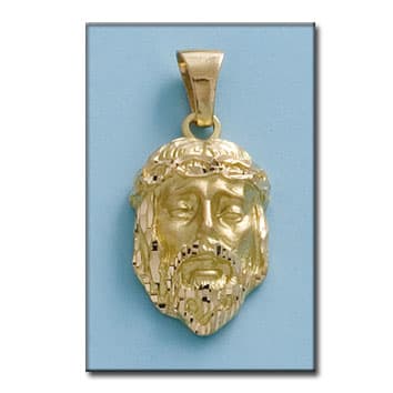 Imagen del producto CABEZA ORO 18KL CRISTO - 18X31MM