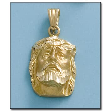 Imagen del productoCABEZA ORO 18KL CRISTO - 18X28MM