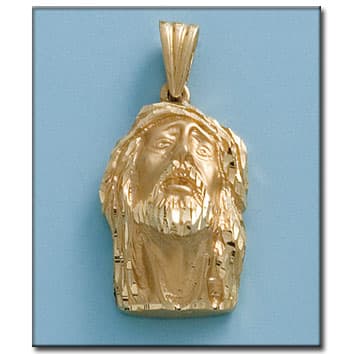 Imagen del productoCABEZA ORO 18KL CRISTO - 18X28MM