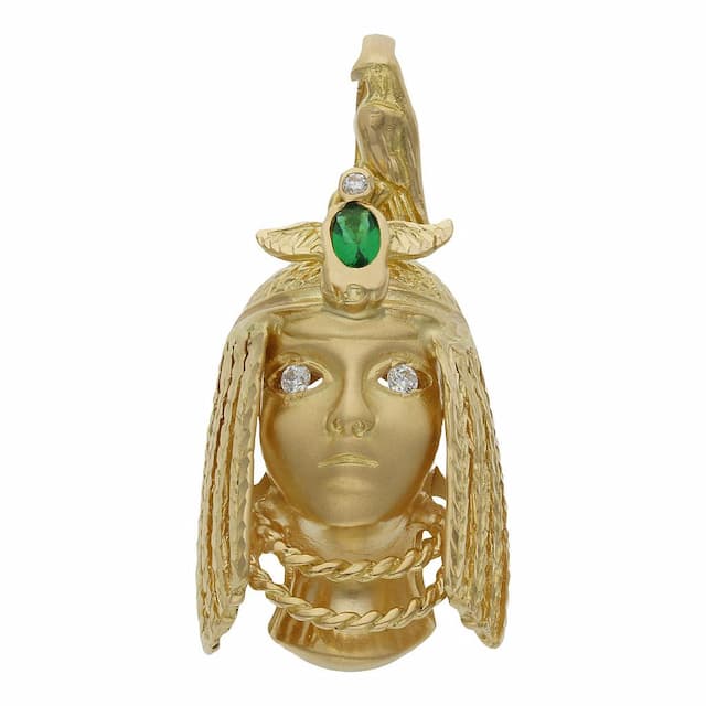 Imagen del productoCABEZA ORO 18KL CLEOPATRA - 20X32MM