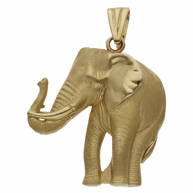 Imagen del producto COLGANTE ORO 18KL ELEFANTE - 29x33MM