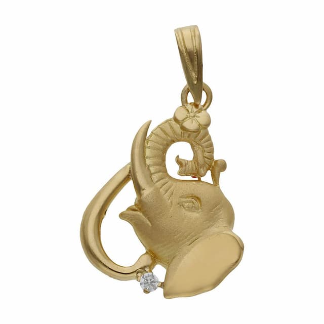 Imagen del productoCABEZA ORO 18KL ELEFANTE - 17X24MM