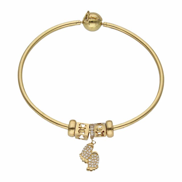 Imagen del producto PULSERA ORO 18KL RIGIDA - MAMA