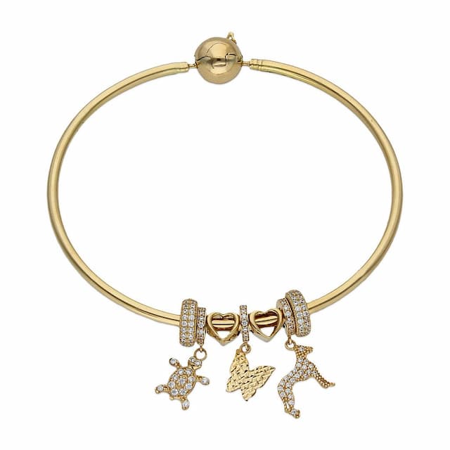 Imagen del producto PULSERA ORO 18KL RIGIDA - ANIMALES