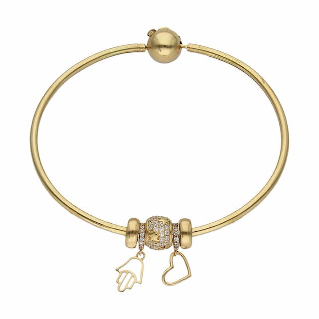 Imagen del productoPULSERA ORO 18KL RIGIDA - MANO DE FATIMA