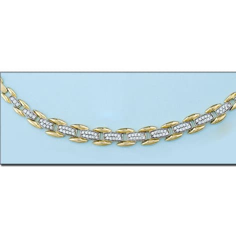 Imagen del producto COLLAR BICOLOR ORO 18KL CIRCONITAS