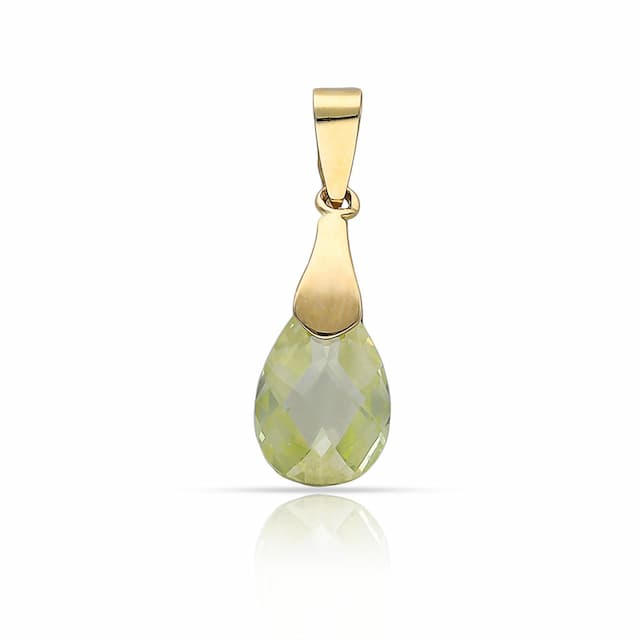 Imagen del productoCOLGANTE ORO 18KL PERIDOT