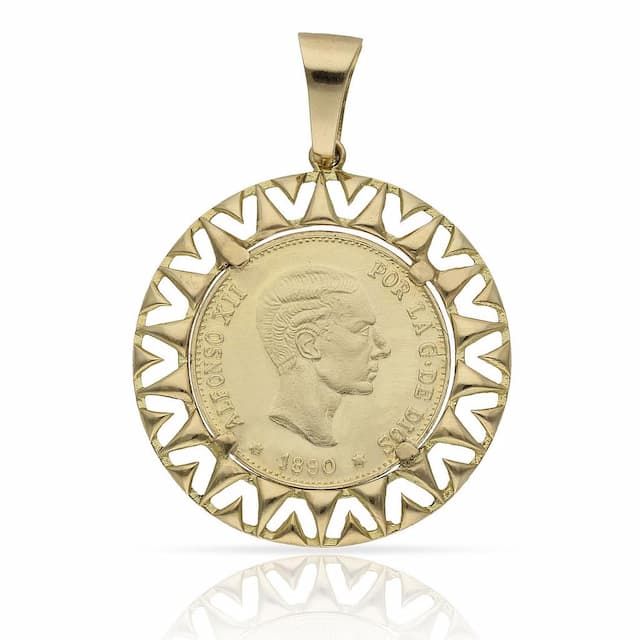 Imagen del productoCOLGANTE ORO 18KL MONEDA - 20MM