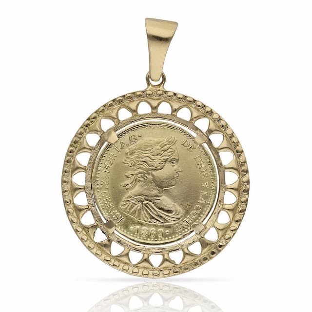 Imagen del productoCOLGANTE ORO 18KL MONEDA - 20MM