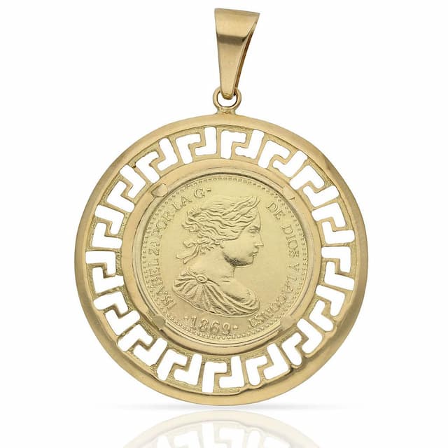 Imagen del productoCOLGANTE ORO 18KL MONEDA - 18MM