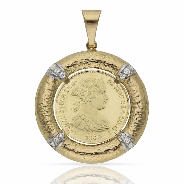 Imagen del productoCOLGANTE ORO 18KL MONEDA - 20MM