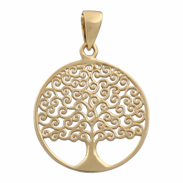 Imagen del producto COLGANTE ORO 18KL ARBOL DE LA VIDA - 17MM