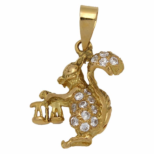 Imagen del productoCOLGANTE ORO 18KL HOROSCOPO LIBRA