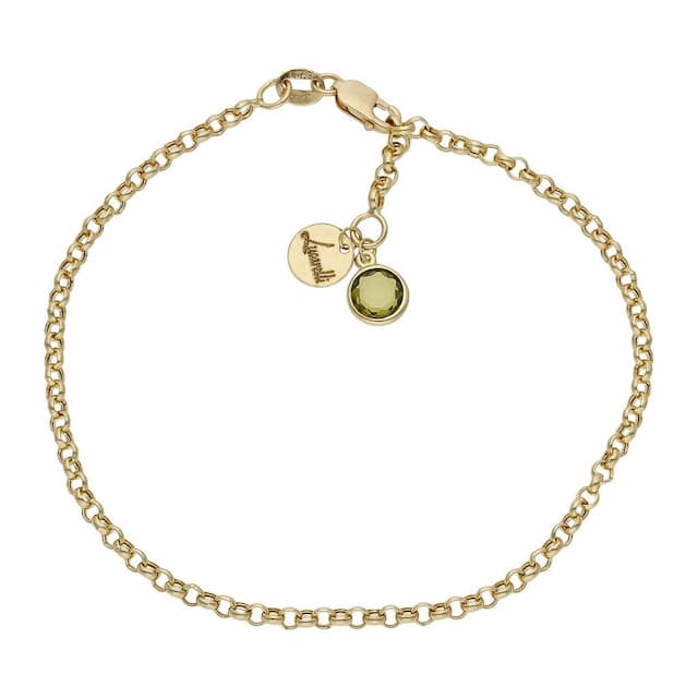 Imagen del productoPULSERA MI HISTORIA ORO 18KL 2.50MM - VERDE