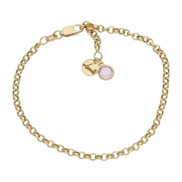 Imagen del productoPULSERA MI HISTORIA ORO 18KL 3MM - ROSA