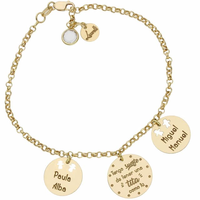 Imagen del producto PULSERA MI HISTORIA ORO 18KL TITA