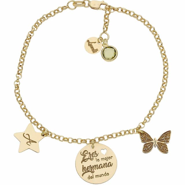 Imagen del producto PULSERA MI HISTORIA ORO 18KL HERMANA