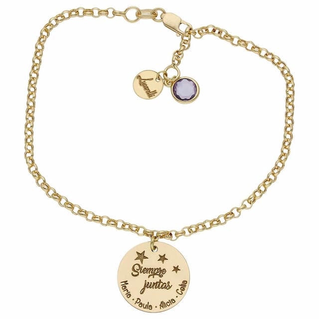 Imagen del producto PULSERA MI HISTORIA ORO 18KL AMIGAS