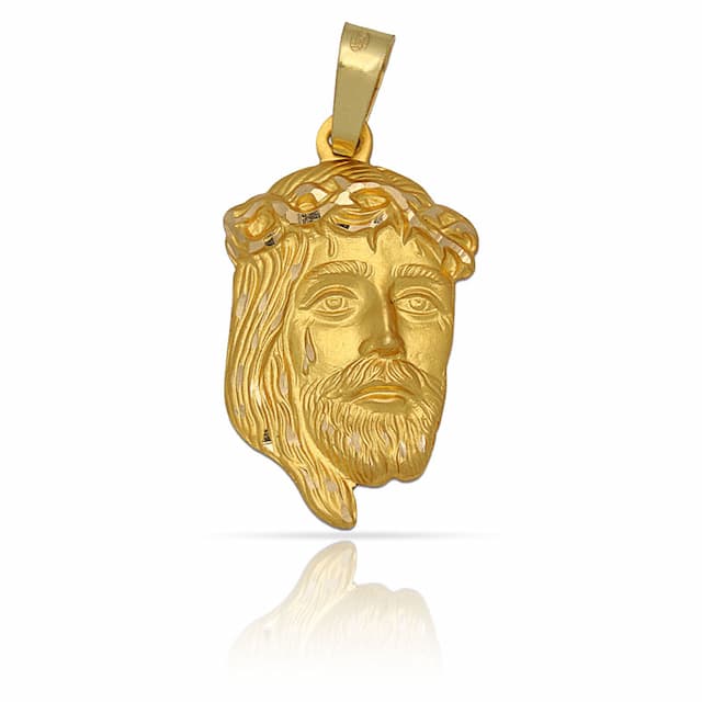 Imagen del producto MEDALLA ORO 18KL CARA DE CRISTO - 15X25MM