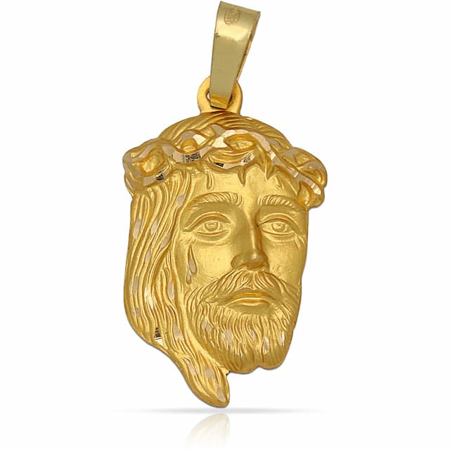 Imagen del producto MEDALLA ORO 18KL CARA DE CRISTO - 20X33MM