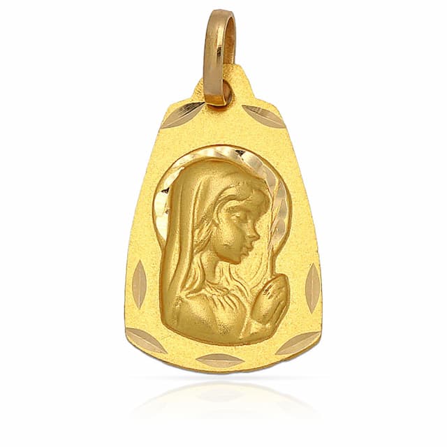 Imagen del productoMEDALLA ORO 18KL VIRGEN NIÑA - 13x21MM